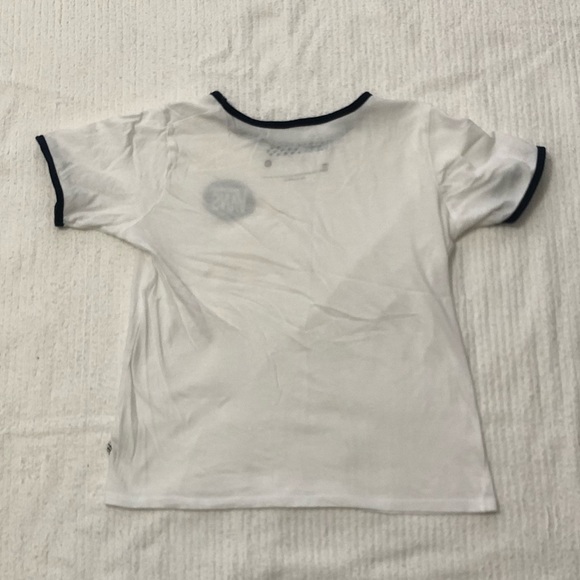 Vans | White & Navy Ringer T-Shirt - Picture 3 of 3